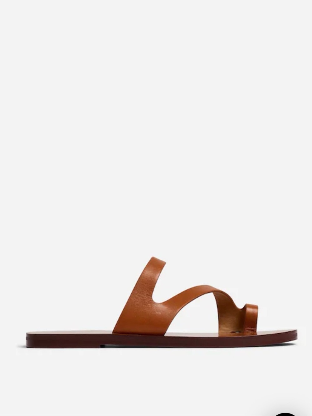 Madewell The Gabi Asymmetric-Strap Sandal - Leather - Picture 2 of 11